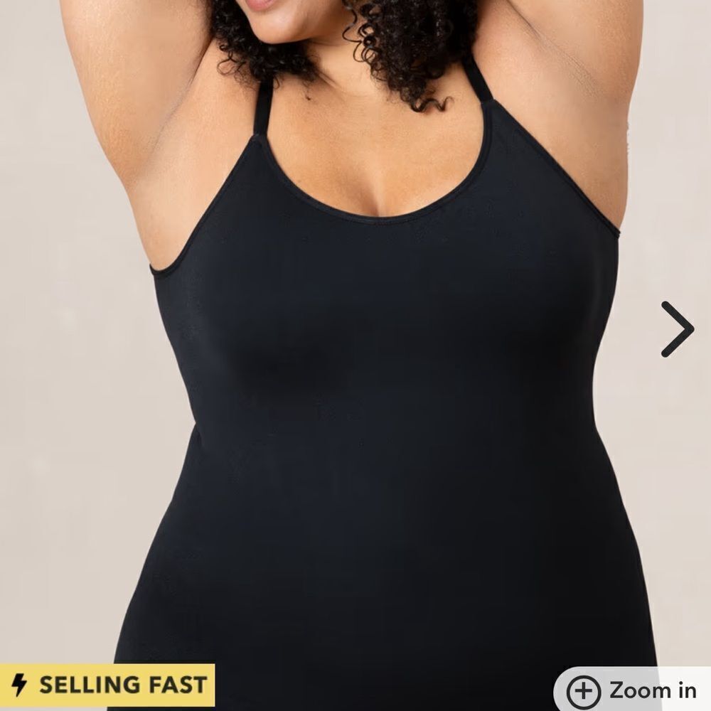 Shapermint Essentials All Day Every Day Scoop Neck Cami Black XXL NWT IN PKG